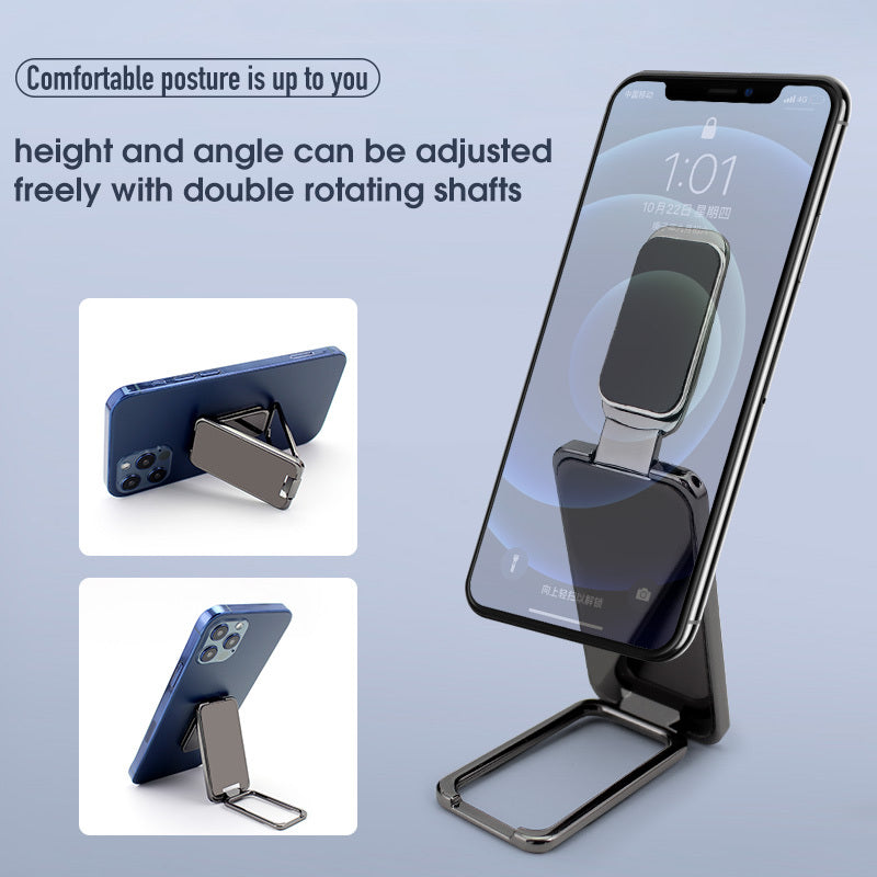 Foldable Mobile Phone Holder Ring Buckle Retractable Desktop CellPhone