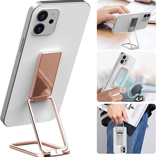 Foldable Mobile Phone Holder Ring Buckle Retractable Desktop CellPhone