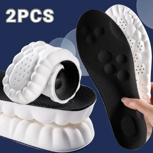 New 4D Massage Insoles Super Soft Sports Shoes Insole for Feet Running