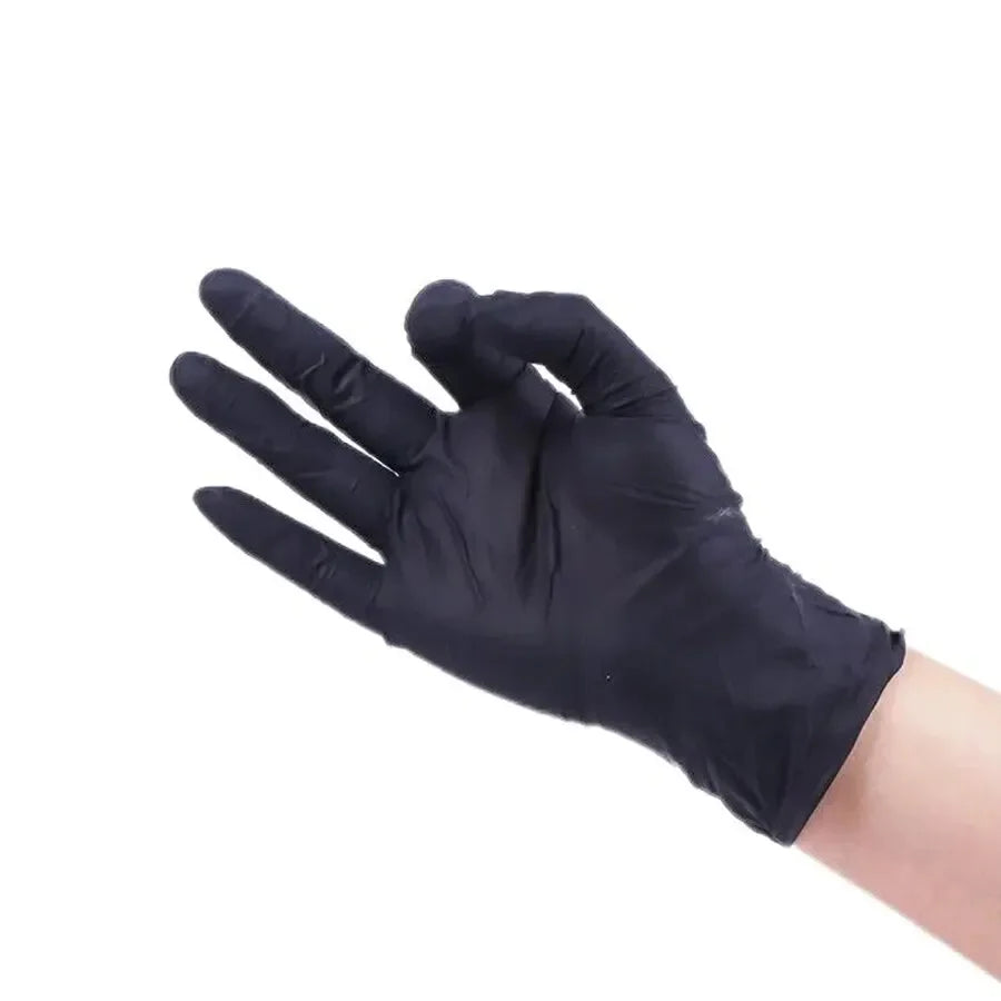 20pcs Multifunctional Disposable PVC Black Nitrile Gloves, Perfect For