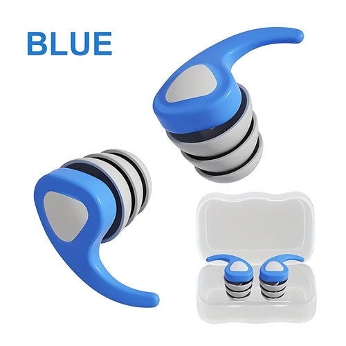 STONEGO 1 Pair Triple Layer Silicone Noise Cancelling Earplugs